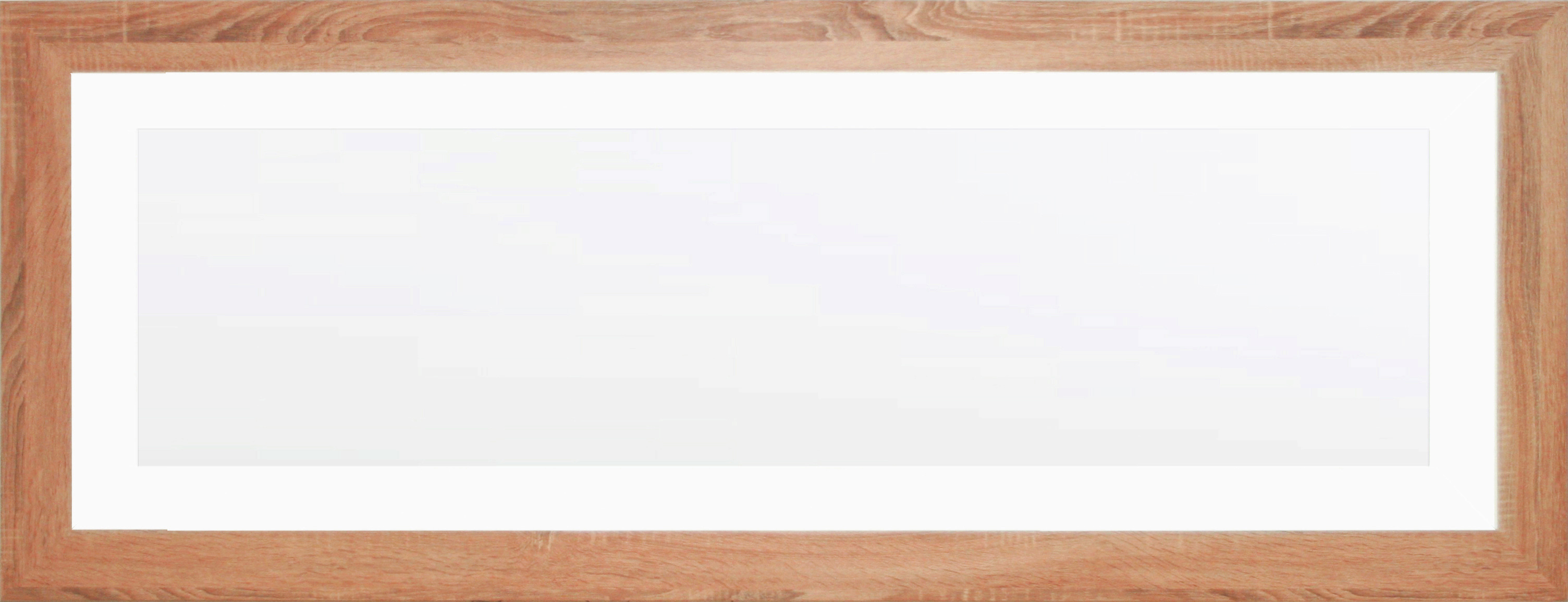 TS076 Wall décor art mirror weathered natural modern rectangular long